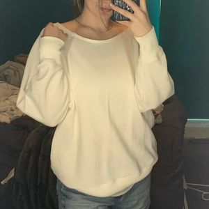 White aerie sweater. Barely worn